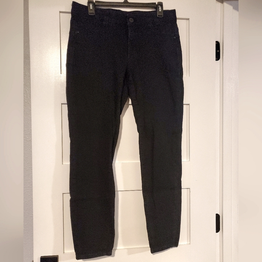 JAG Skinny Tuxedo Stripe Jean Leggings (Jeggings) Size 12